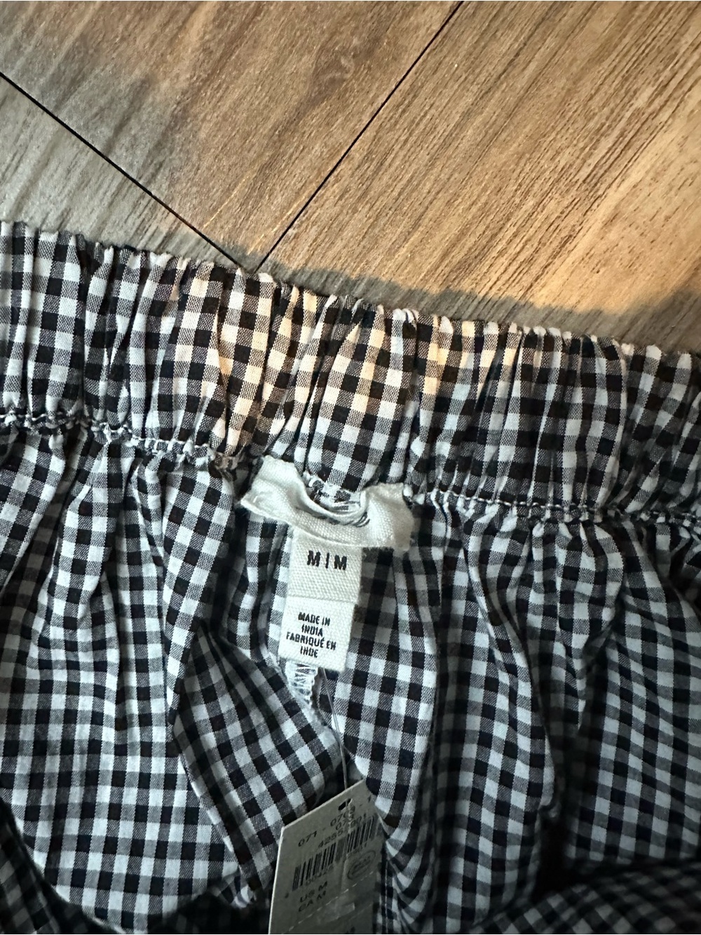 Aerie Cotton Gingham Midi Skirt NWT Sold Out (Medium) - Picture 9 of 10